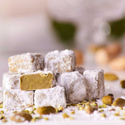 Tartufotti Pistacchio Bronté - Pistazien-Trüffel DOP in weißer Schokolade